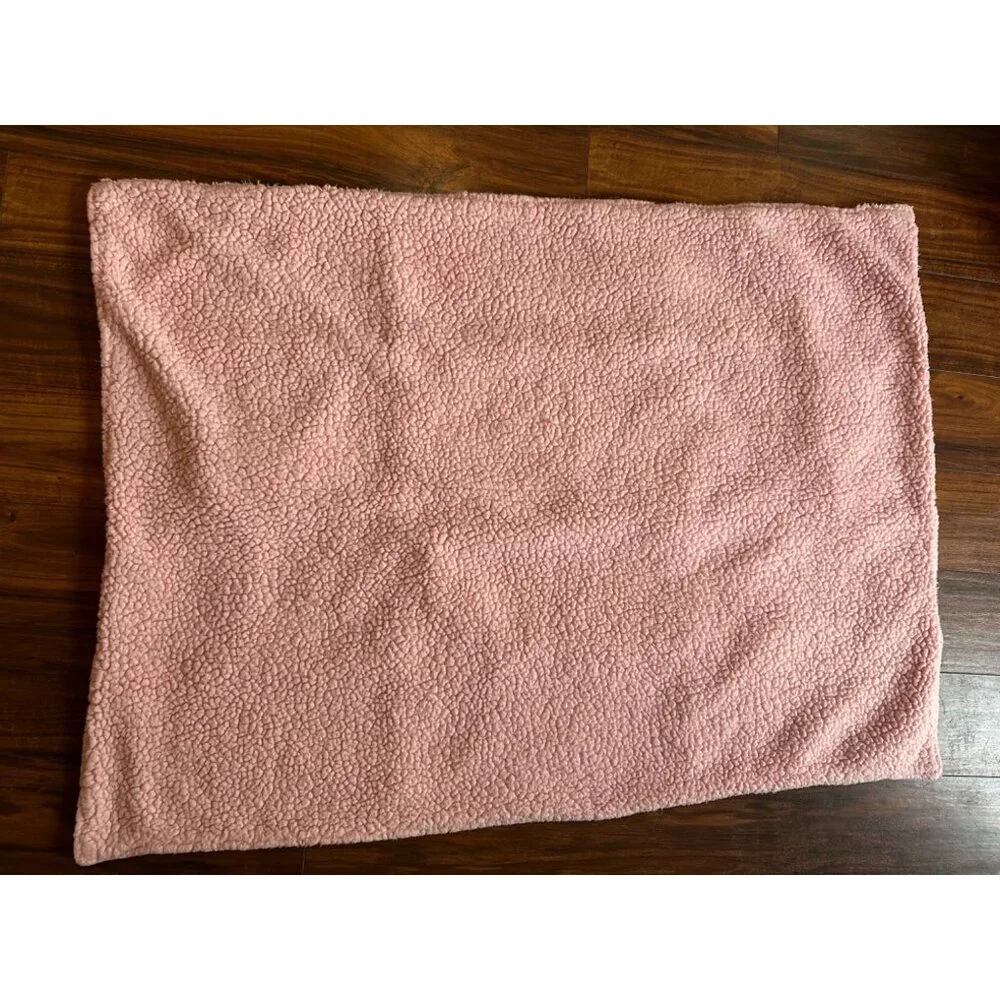 Dream Big Little One Pink White‎ Block Minky Dot Forever Baby Activity Blanket